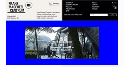 Desktop Screenshot of fransmasereelcentrum.be